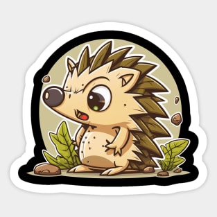 Funny Hedge Hog Sticker